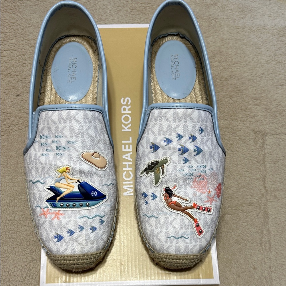 Michael Kors Nautical Print Espadrilles